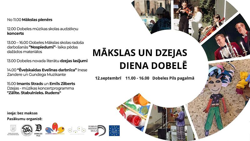 Mākslas un dzejas dienas Dobelē 12.septembrī!